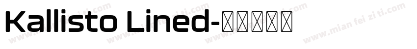 Kallisto Lined字体转换